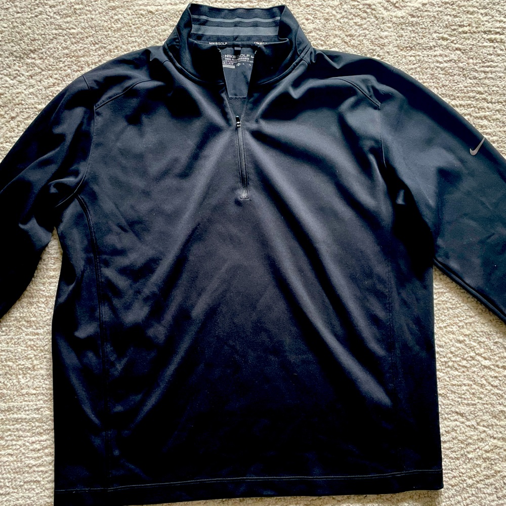 Nike Golf Quarter Zip, Men’s size XL, Black